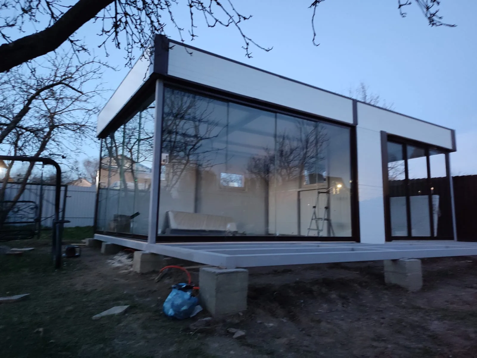 Безрамная беседка 18 м², дер. Сельвачёво