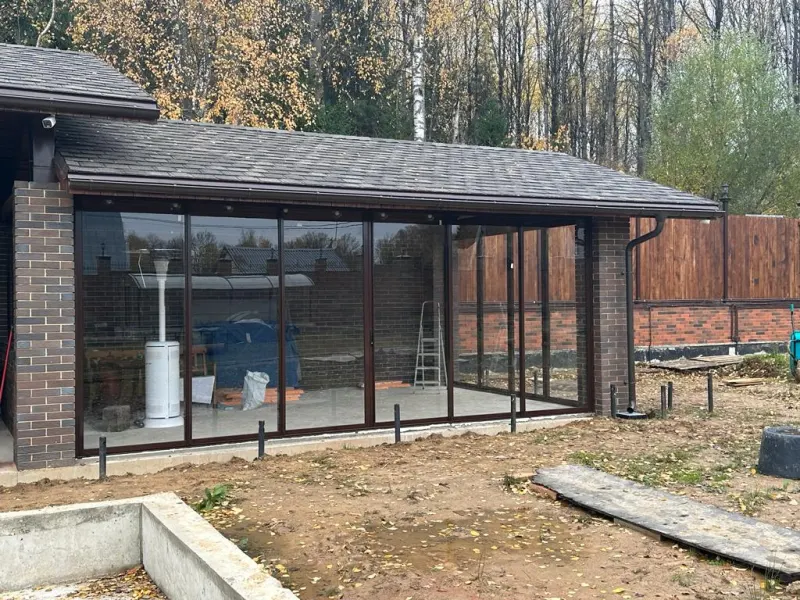 Холодная беседка 4.5×7, СНТ Турово