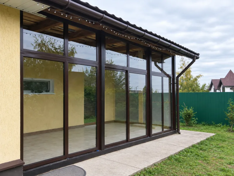 Холодное остекление 14 м², КП Заокская Долина