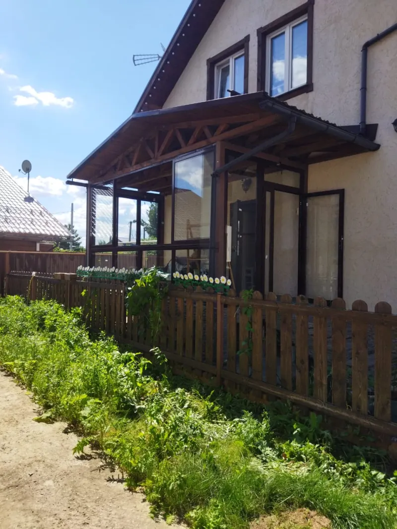 Холодное остекление 21 м², дер. Беляниново
