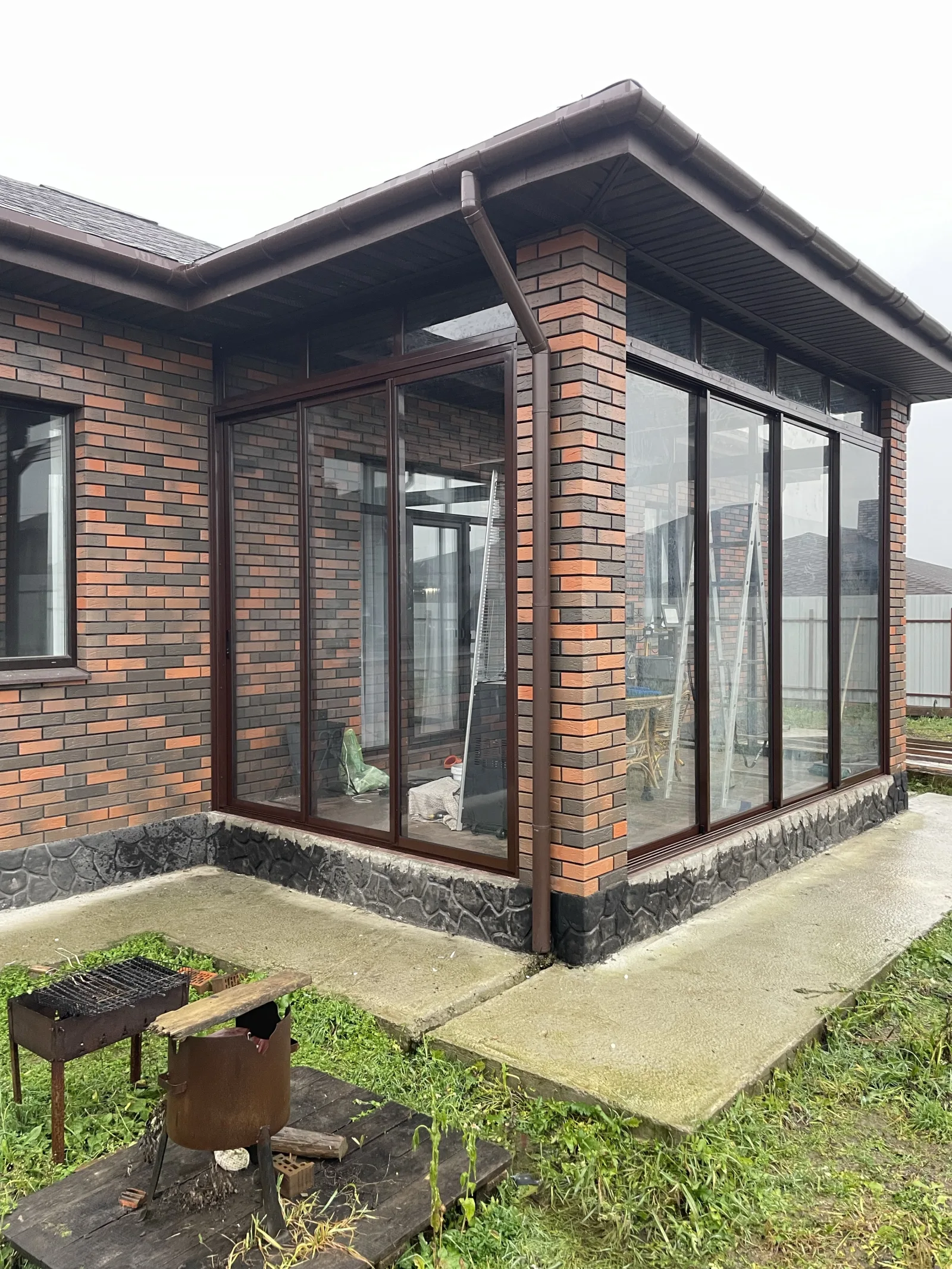 Холодное остекление 28 м², г. Калуга