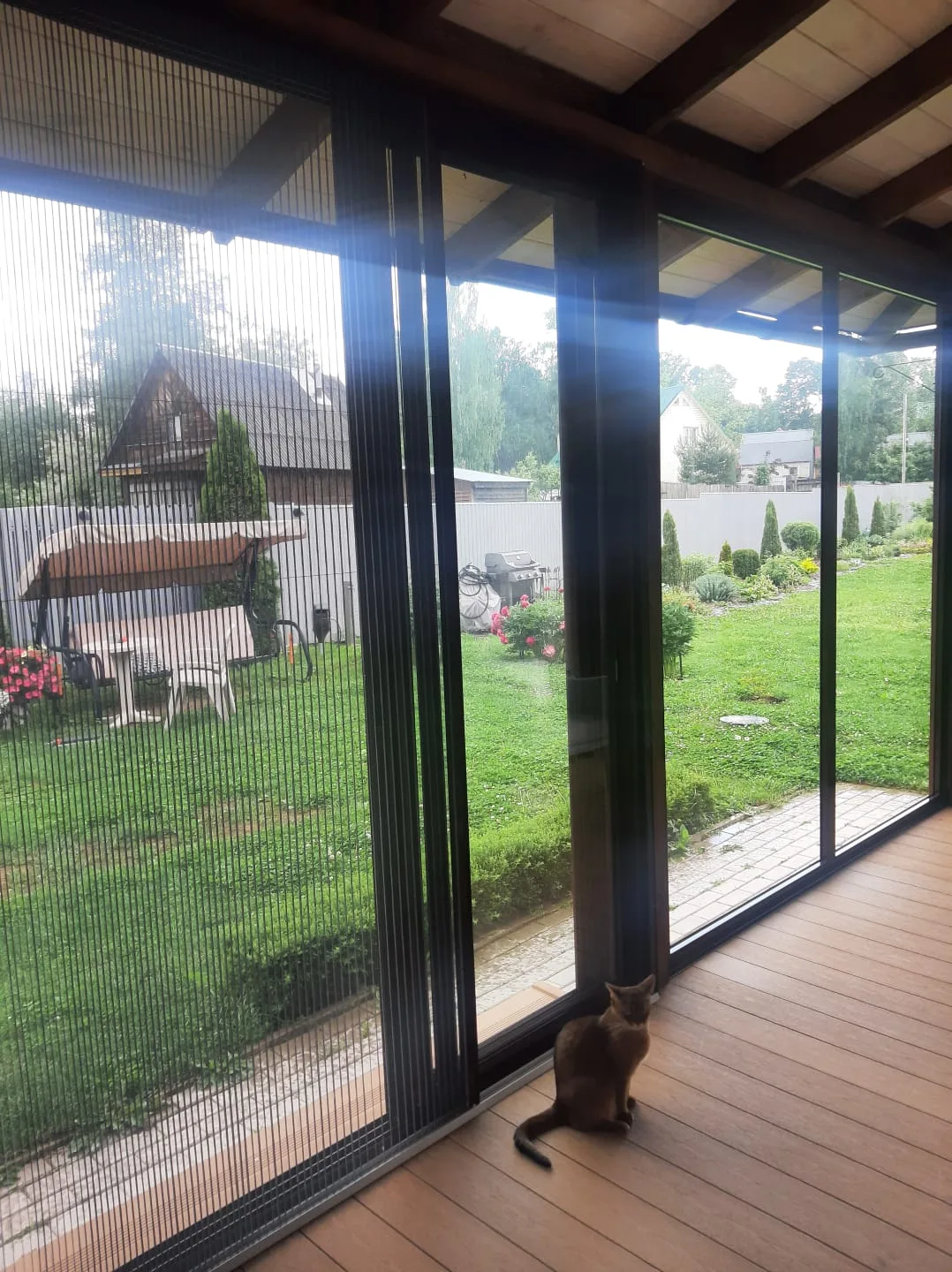 Холодное остекление 30 м², пос. Загорянский — фото 14