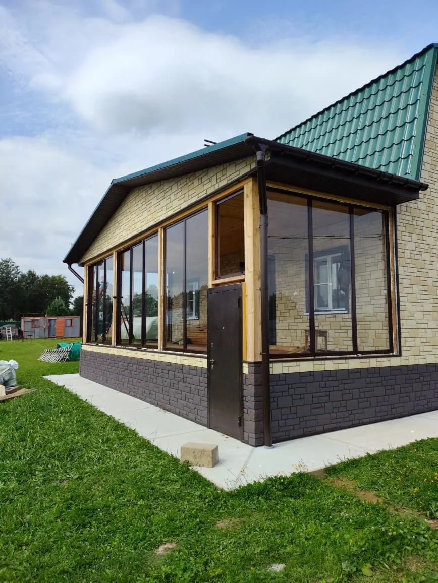 Холодное остекление 32 м², Волоколамский р-н — фото 2