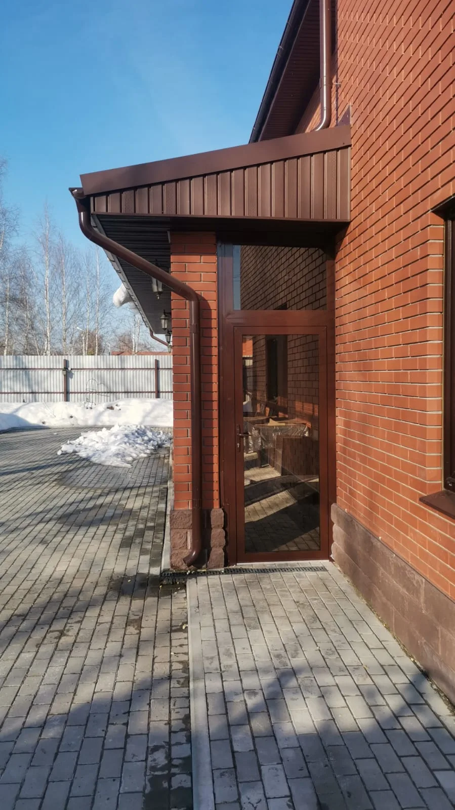 Холодное остекление 37 м² с бронзой, дер. Ивановка — фото 3