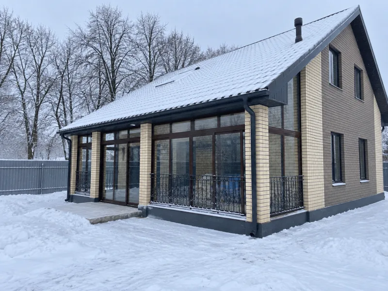 Холодное остекление 38 м², с. Растуново