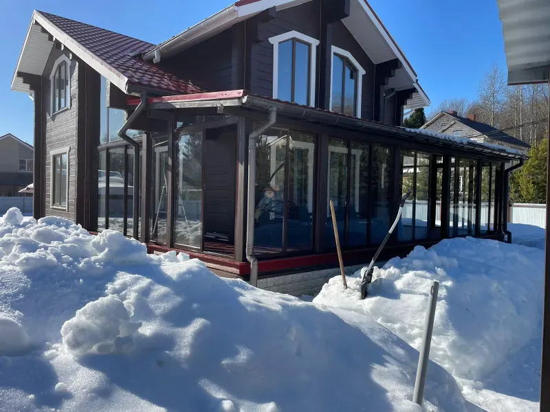 Холодное остекление 48 м², СНТ Малинки