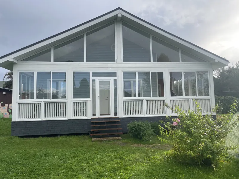 Холодное остекление 55 м², дер. Дурово (Калужская)