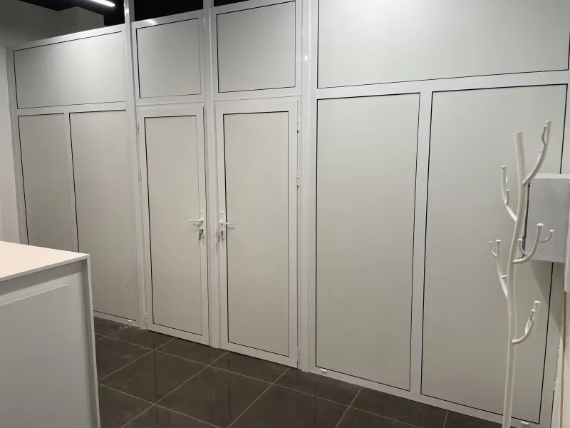 Алюминиевые перегородки 28 м², Ватутинки