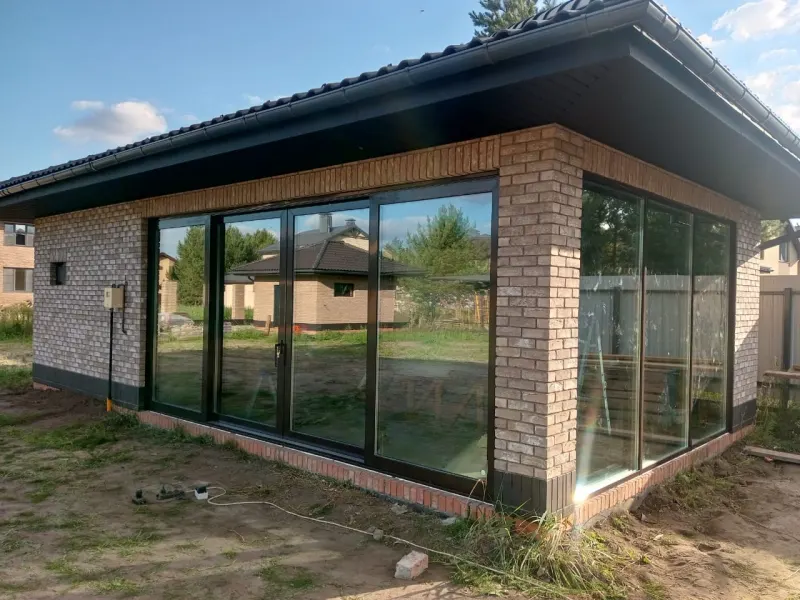 Тёплое фасадное остекление 10 м², Староживотинное