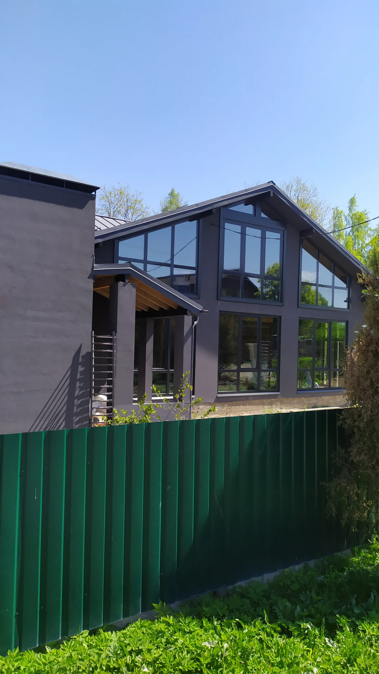 Тёплая веранда-пристройка 21 м² с фронтонами, Наро-Фоминск — фото 13
